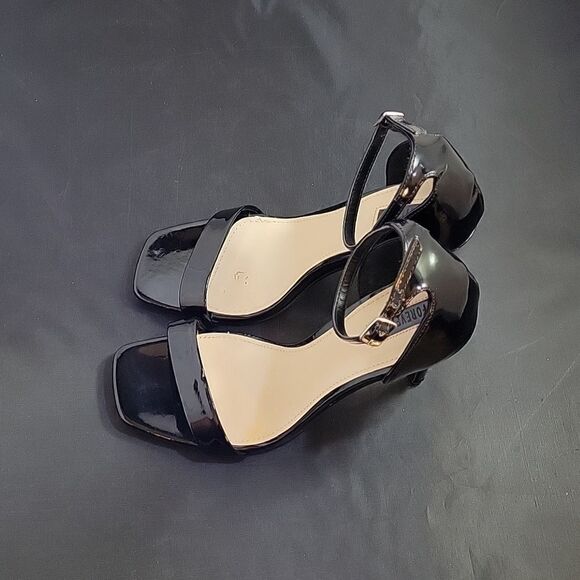 FOREVER 21 SQUARE TOE ADJUSTABLE BUCKLE ANKLE STRAP HIGH HEEL STILETTOS PUMP - Picture 8 of 13